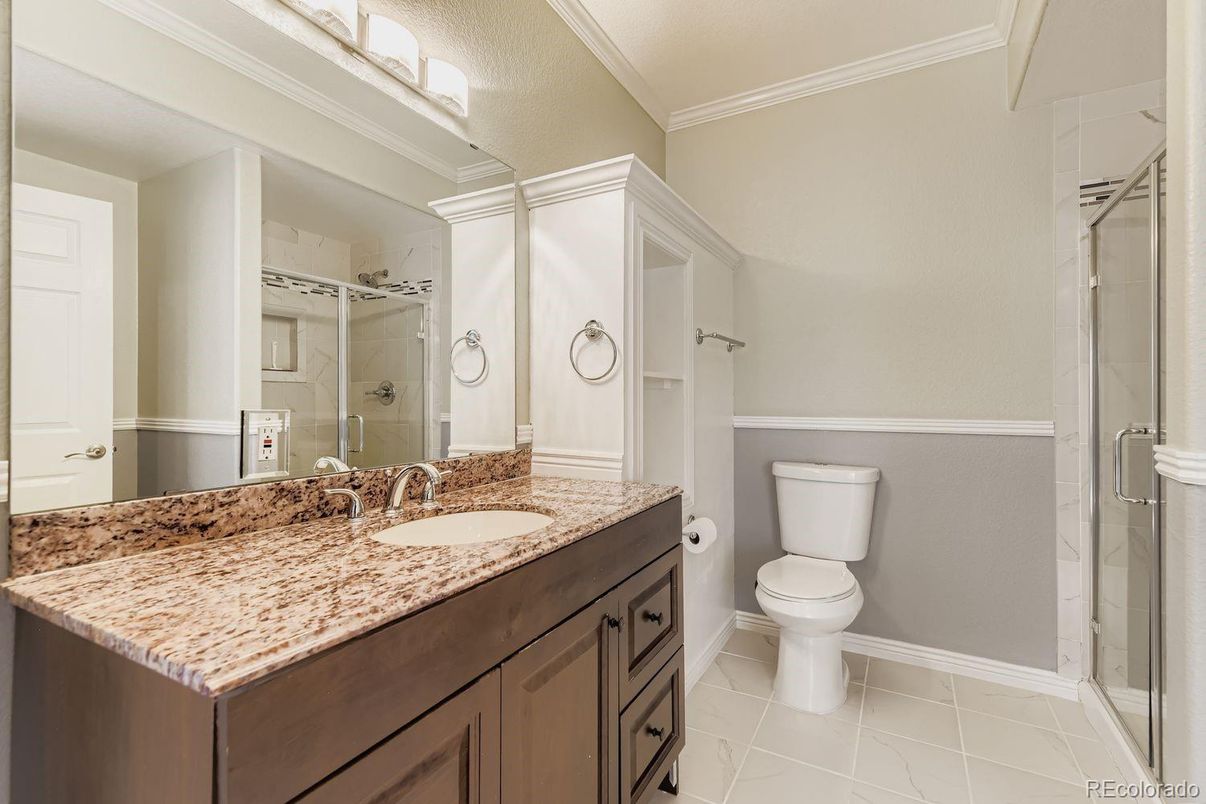 Bathroom, Glass Shower, Interior