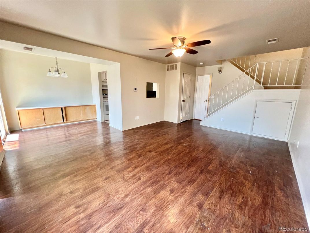 Empty room, Interior, Wood Texture Flooring
