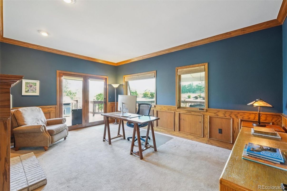 Home Office, Interior, Recessed Lighting