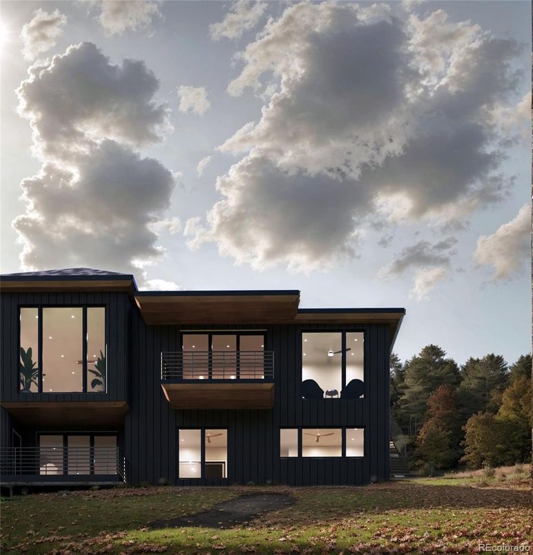 Backyard, Exterior, Facade, Modern