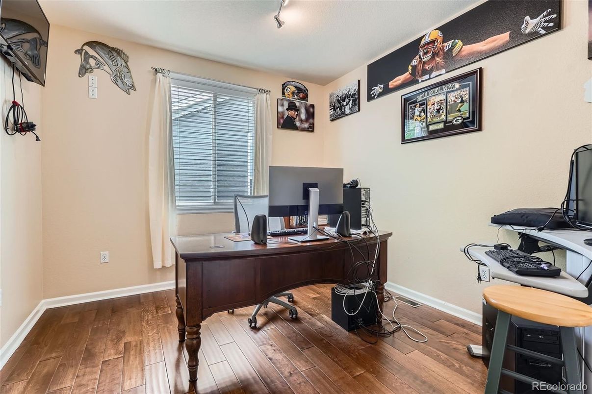 Home Office, Interior, Wood Texture Flooring