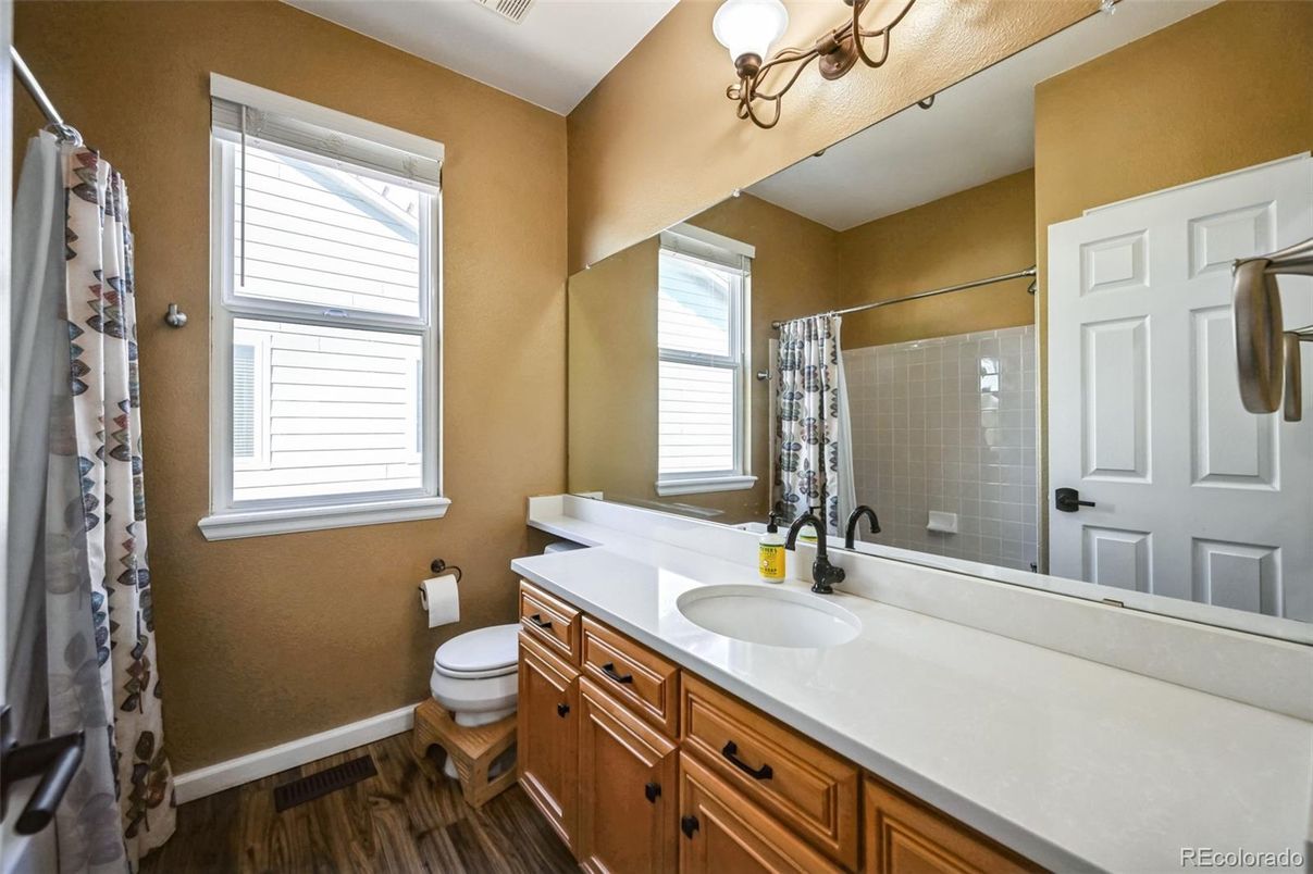 Bathroom, Interior, Wood Texture Flooring