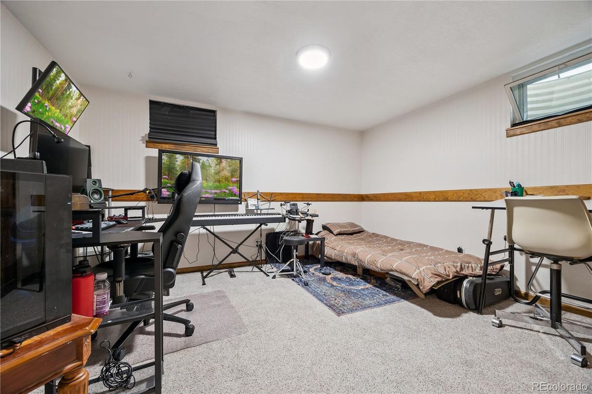 Home Office, Interior, Recessed Lighting