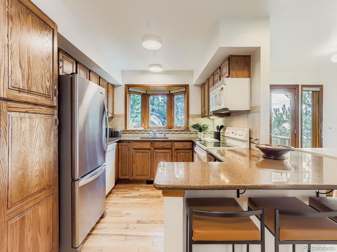 Interior, Kitchen, Wood Texture Flooring