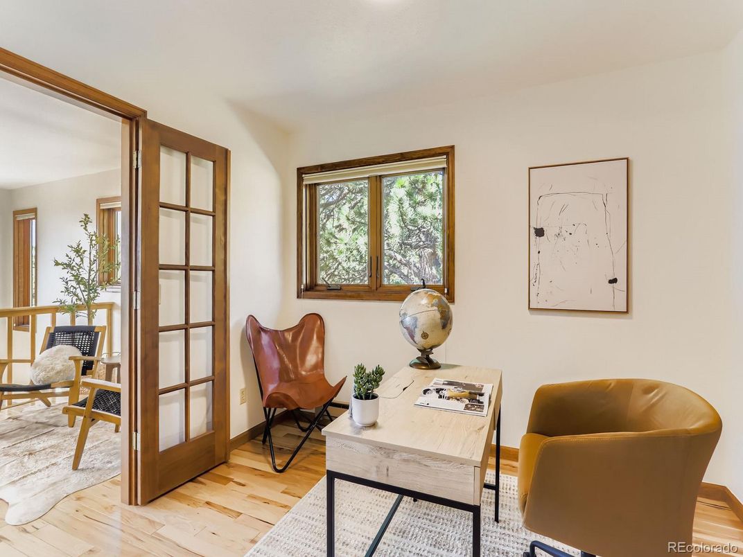 Home Office, Interior, Wood Texture Flooring