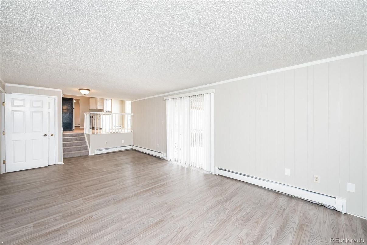 Empty room, Interior, Wood Texture Flooring