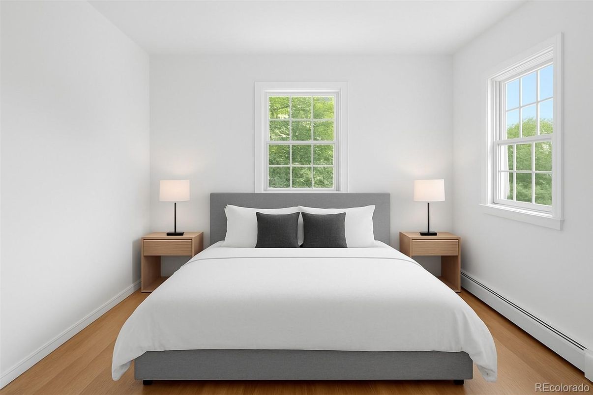 Bedroom, Interior, Wood Texture Flooring