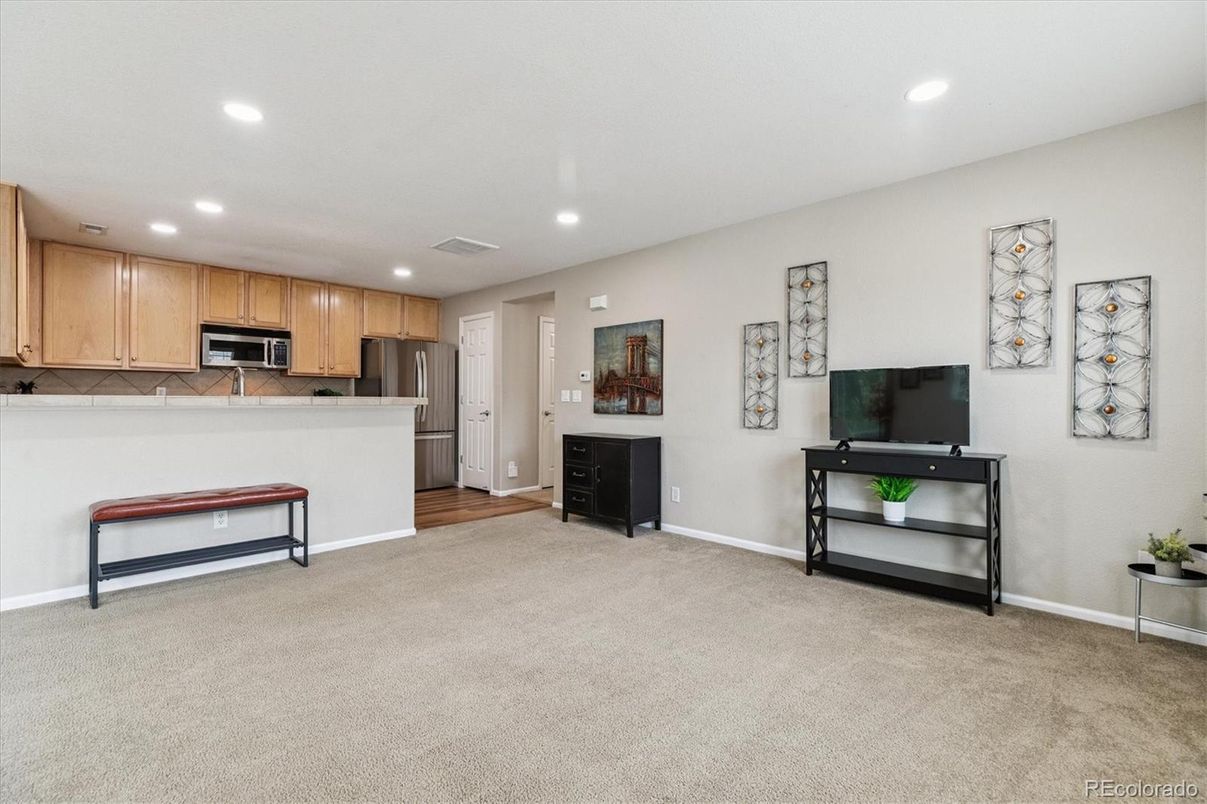 Interior, Kitchen, Recessed Lighting, Stainless Steel Appliances