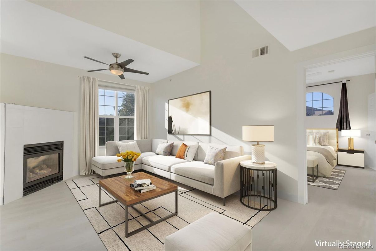 Fireplace, Interior, Living room