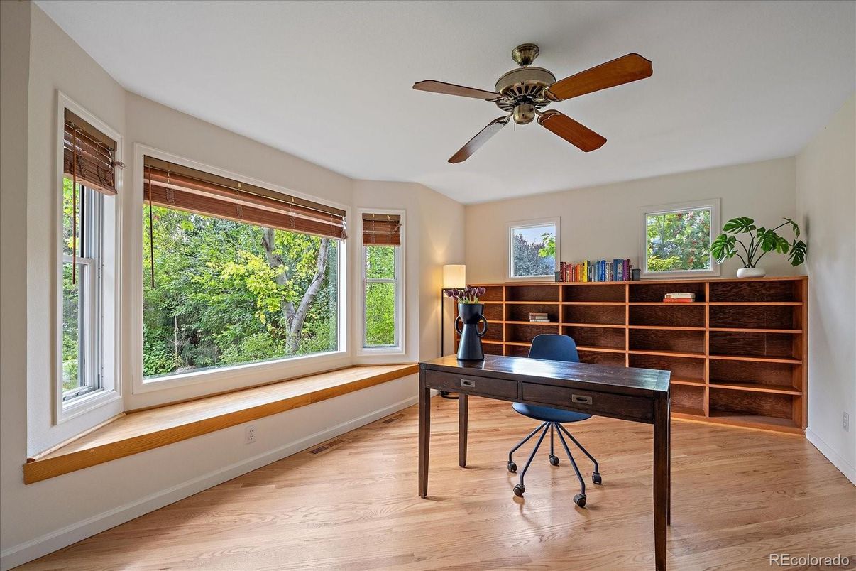 Home Office, Interior, Wood Texture Flooring