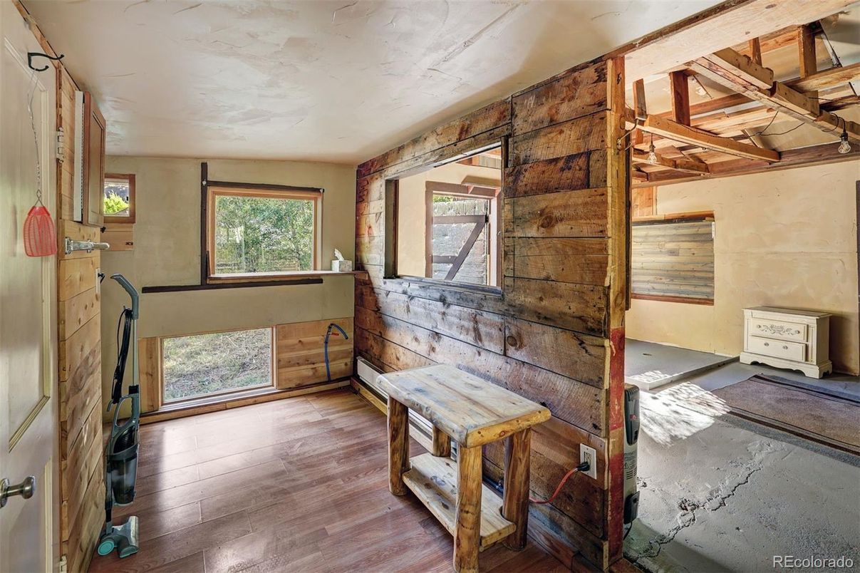 Interior, Wood Texture Flooring, Wooden Walls