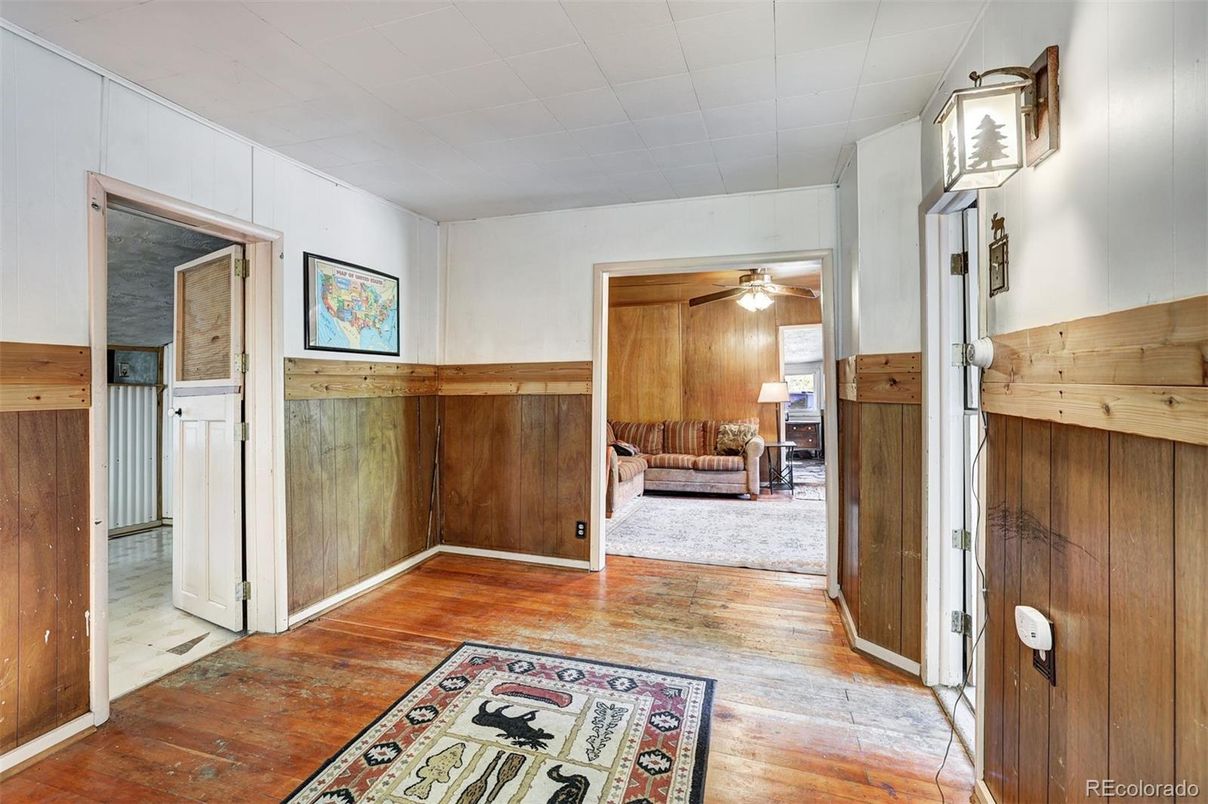 Interior, Wood Texture Flooring, Wooden Walls