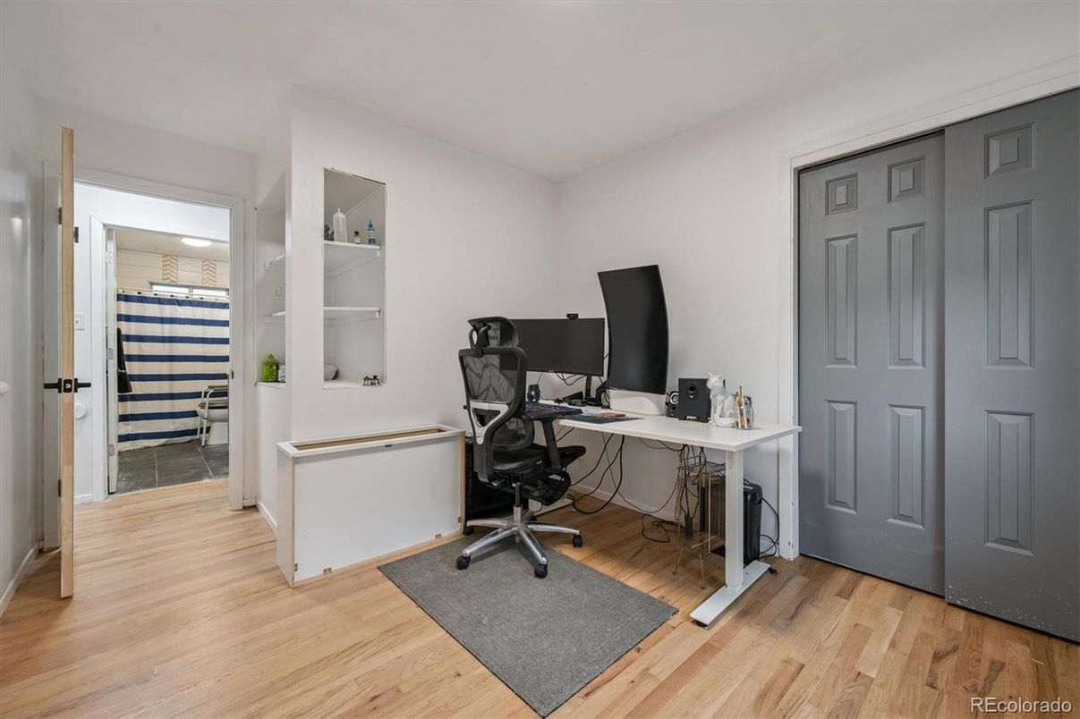 Home Office, Interior, Wood Texture Flooring