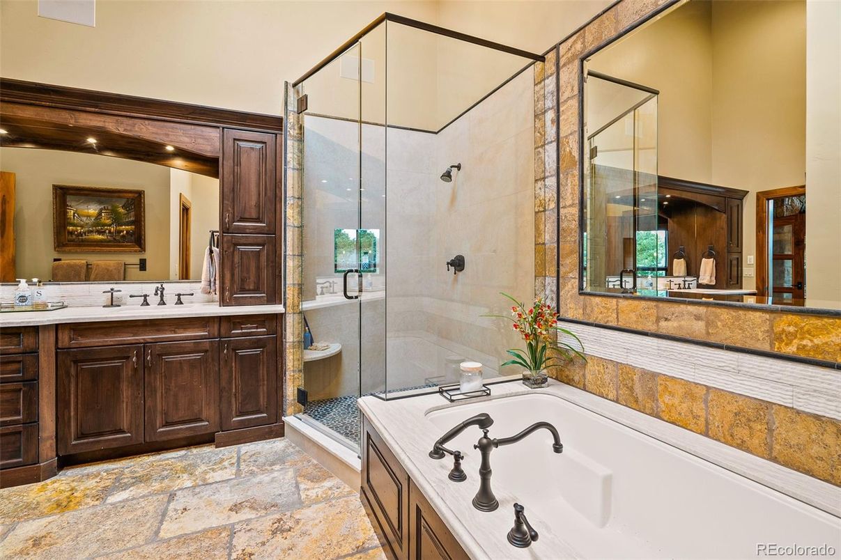 Bathroom, Glass Shower, Interior