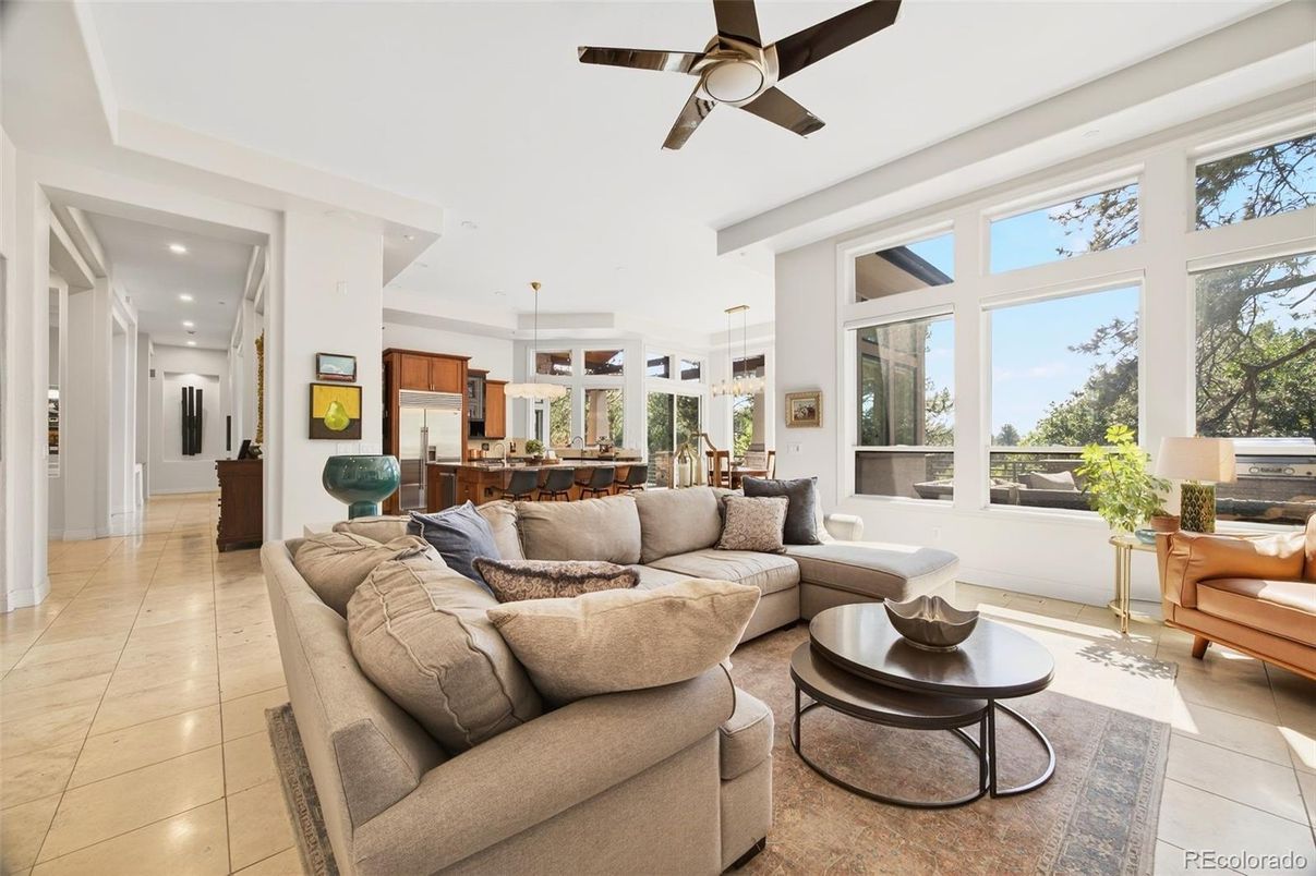 Dining room, Interior, Kitchen, Living room, Pendant Lights, Recessed Lighting