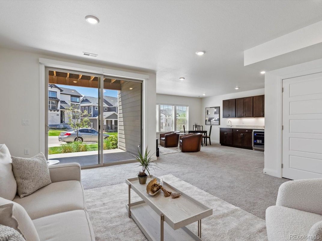 Interior, Kitchen, Living room, Recessed Lighting