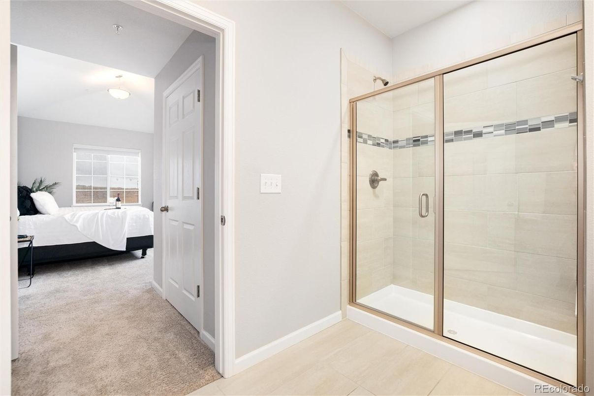 Bathroom, Bedroom, Glass Shower, Interior