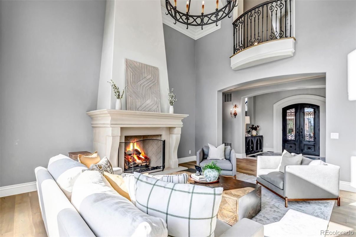 Fireplace, Interior, Living room, Wood Texture Flooring