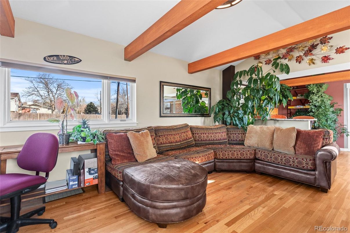 Interior, Living room, Wooden Beams, Wood Texture Flooring