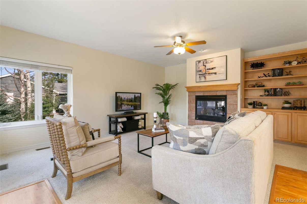 Fireplace, Interior, Living room, Wood Texture Flooring