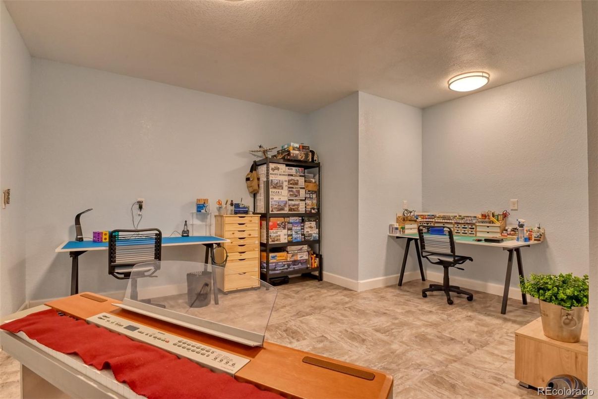 Home Office, Interior, Wood Texture Flooring