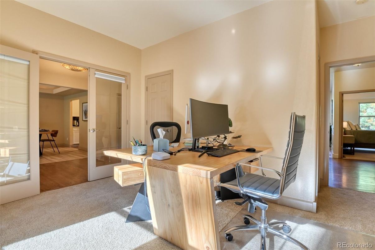 Home Office, Interior, Wood Texture Flooring