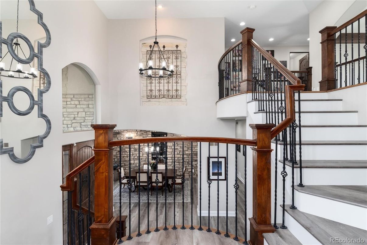 Chandelier, Dining room, Interior, Pendant Lights, Recessed Lighting