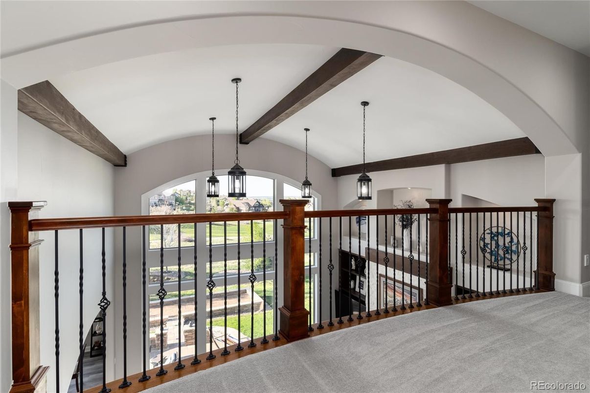 Interior, Pendant Lights, Wooden Beams