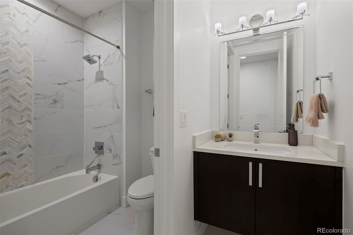 Bathroom, Interior, Marble Walls