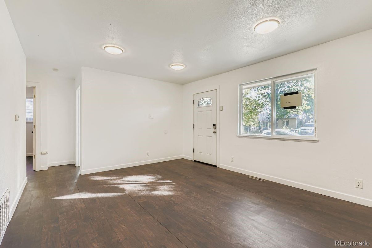 Empty room, Interior, Wood Texture Flooring
