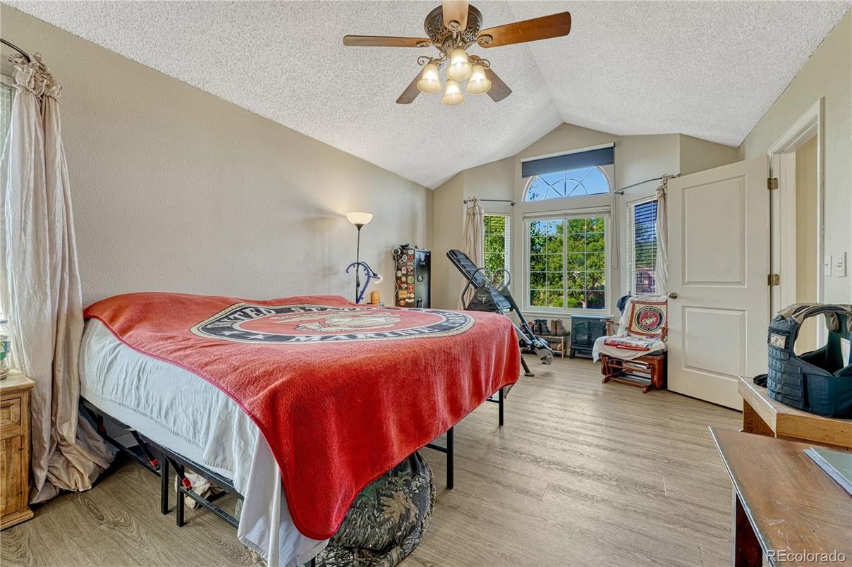 Bedroom, Interior, Wood Texture Flooring