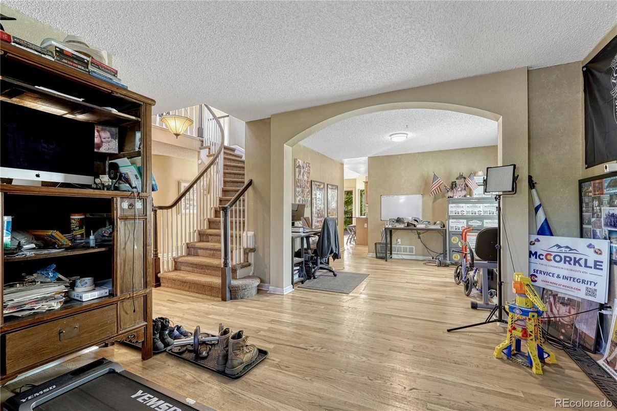 Fitness Equipment, Interior, Wood Texture Flooring