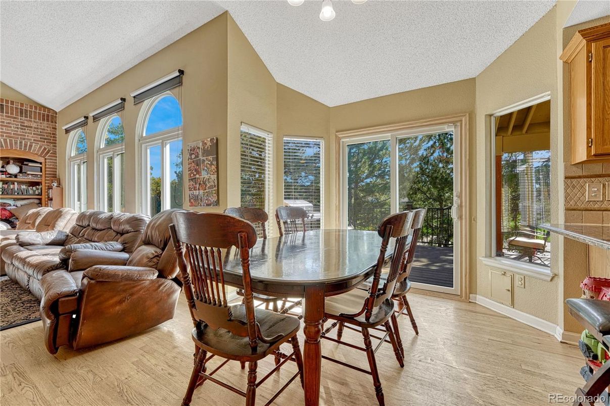 Dining room, Interior, Living room, Wood Texture Flooring