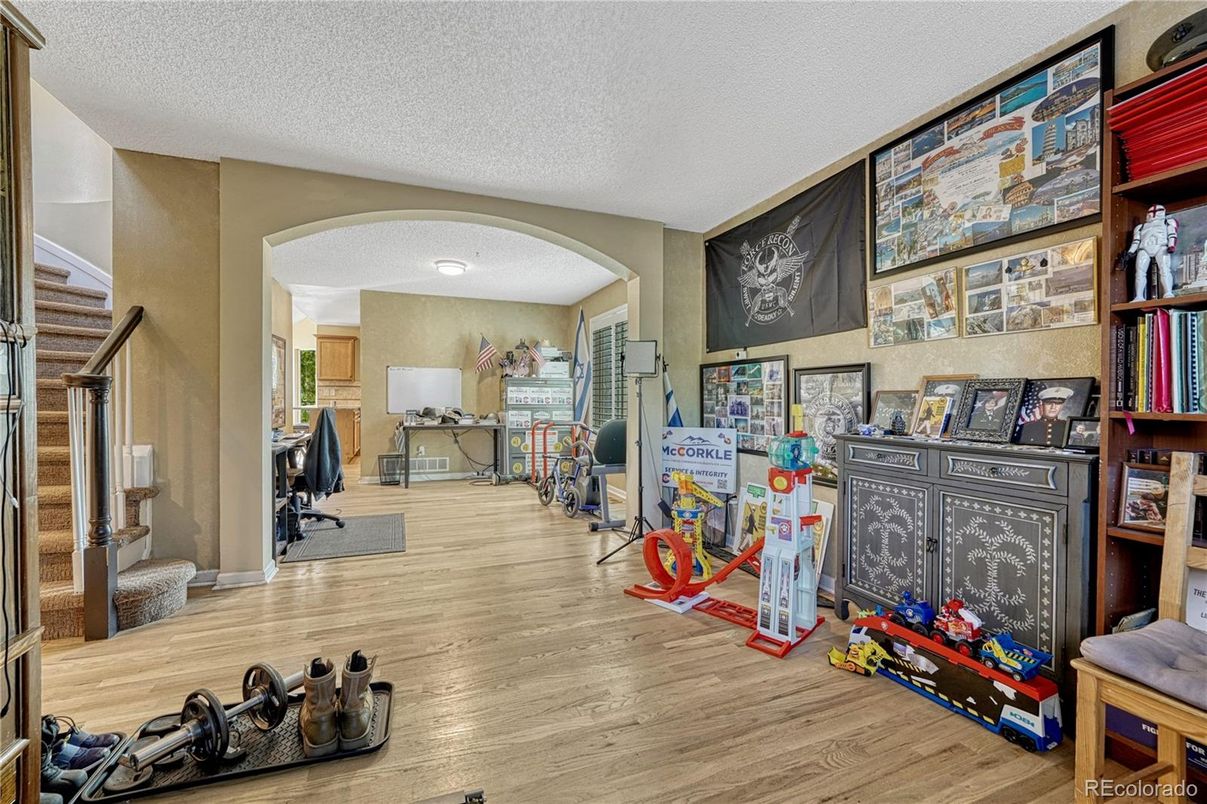 Fitness Equipment, Interior, Wood Texture Flooring