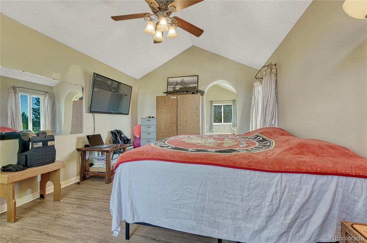 Bedroom, Interior, Wood Texture Flooring