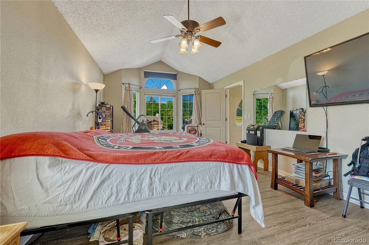 Bedroom, Interior, Wood Texture Flooring