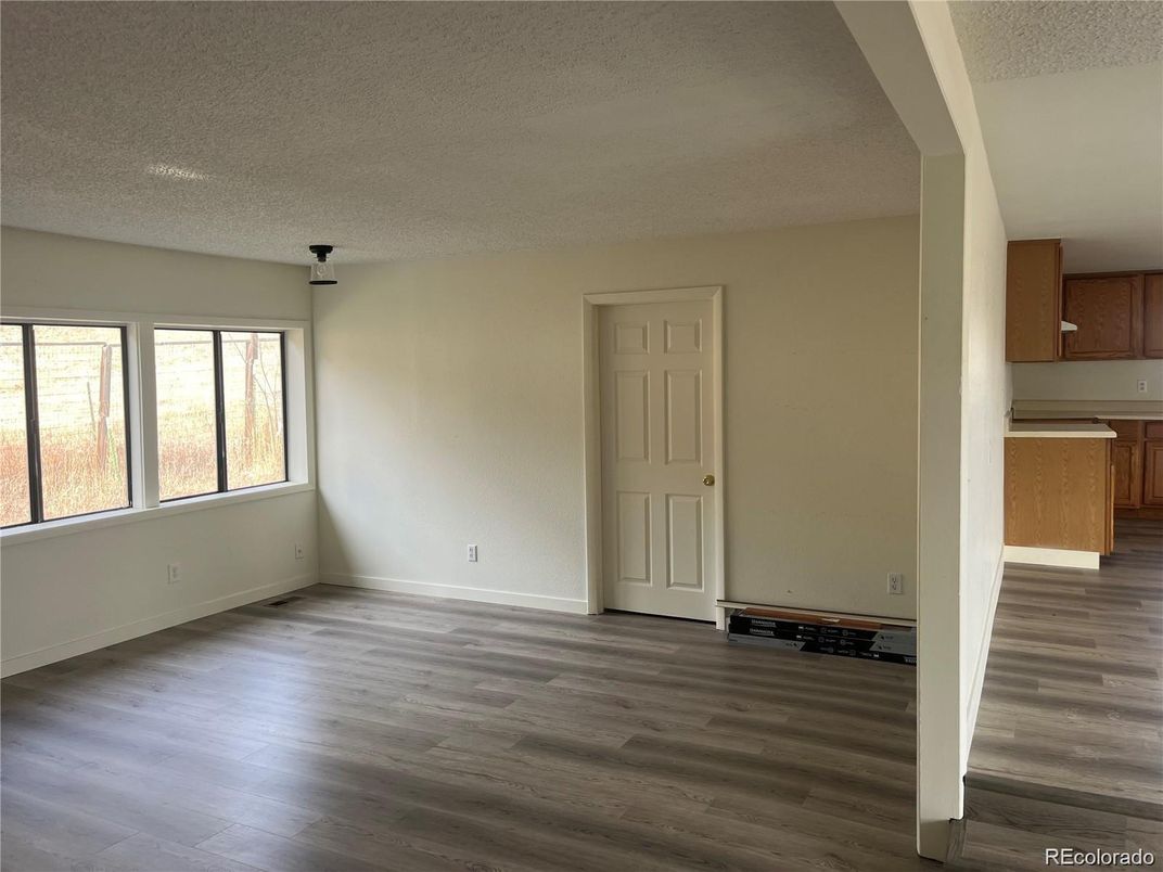 Empty room, Interior, Kitchen, Wood Texture Flooring