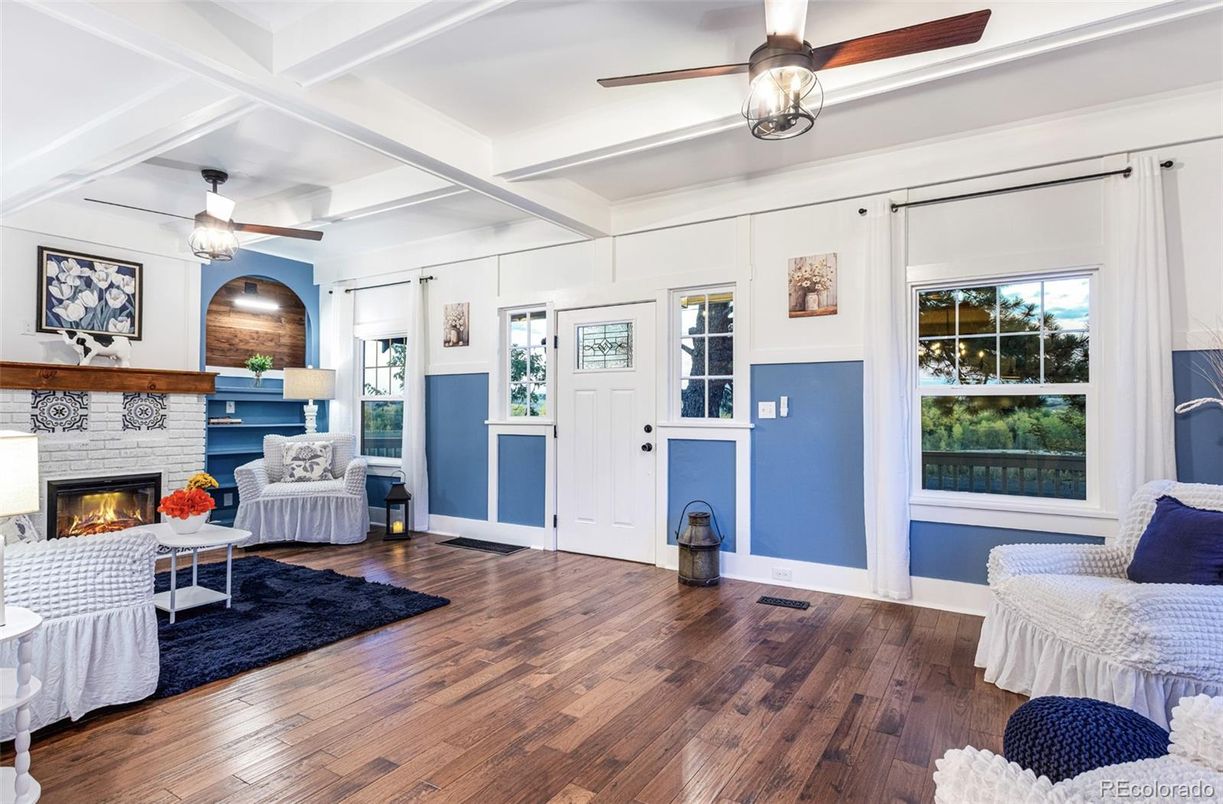 Fireplace, Interior, Living room, Wood Texture Flooring