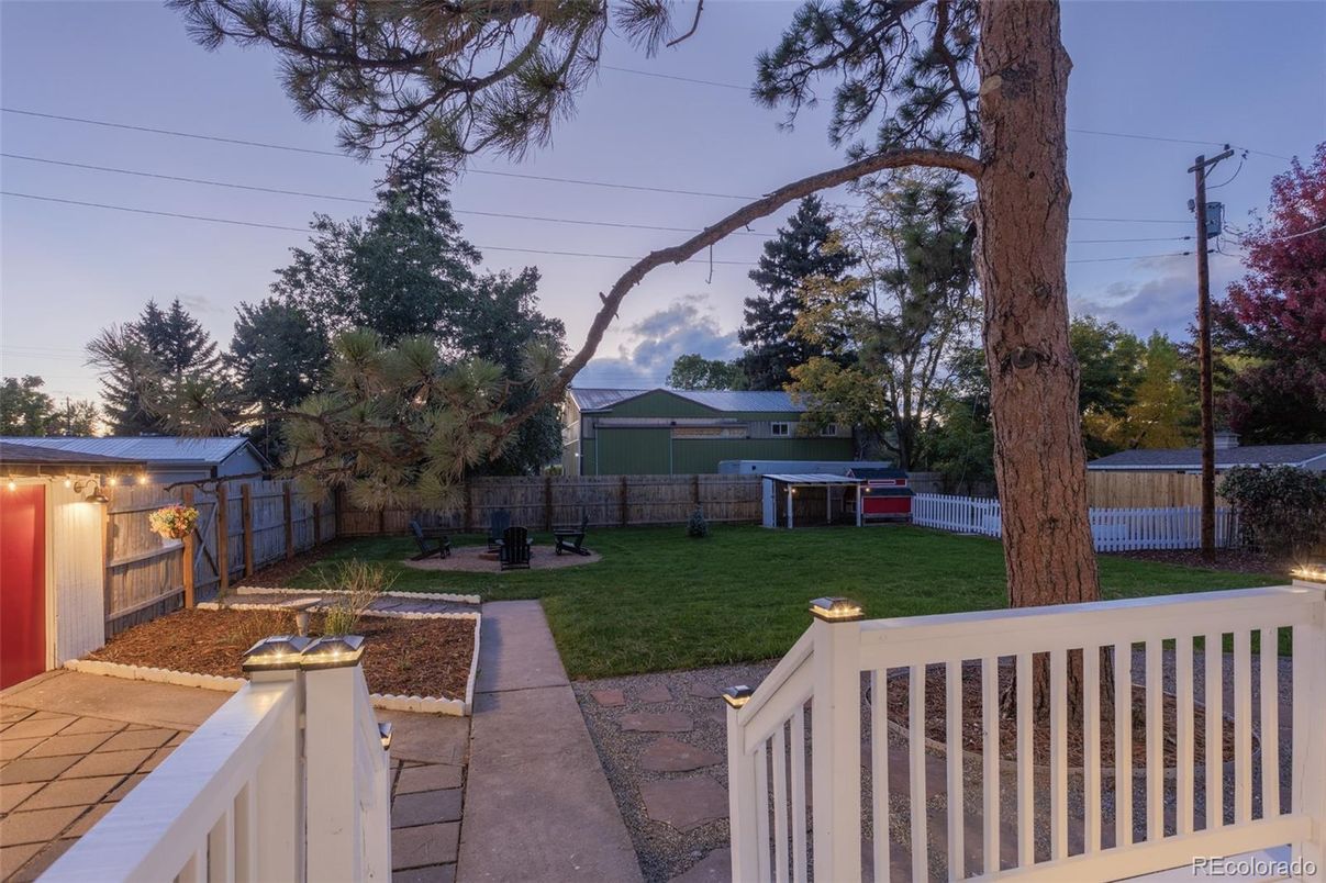 Backyard, Detached Garage, Exterior