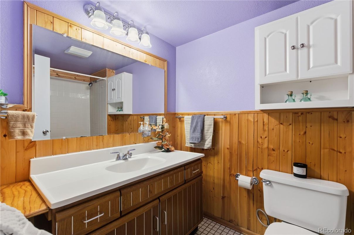 Bathroom, Interior, Wooden Walls