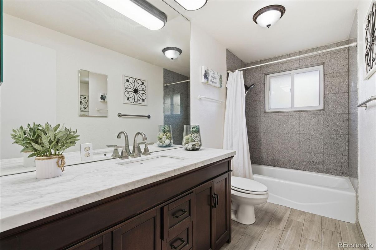 Bathroom, Interior, Wood Texture Flooring