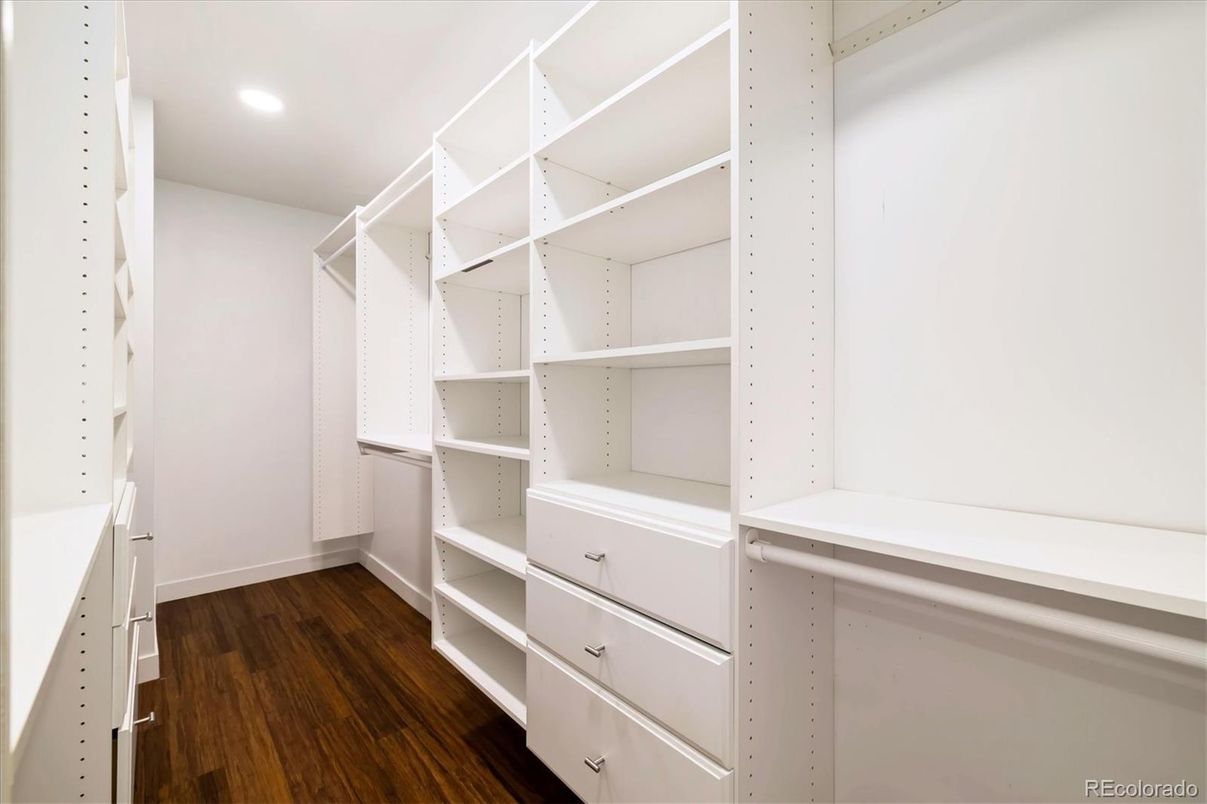 Interior, Recessed Lighting, Walk-in Closets, Wood Texture Flooring