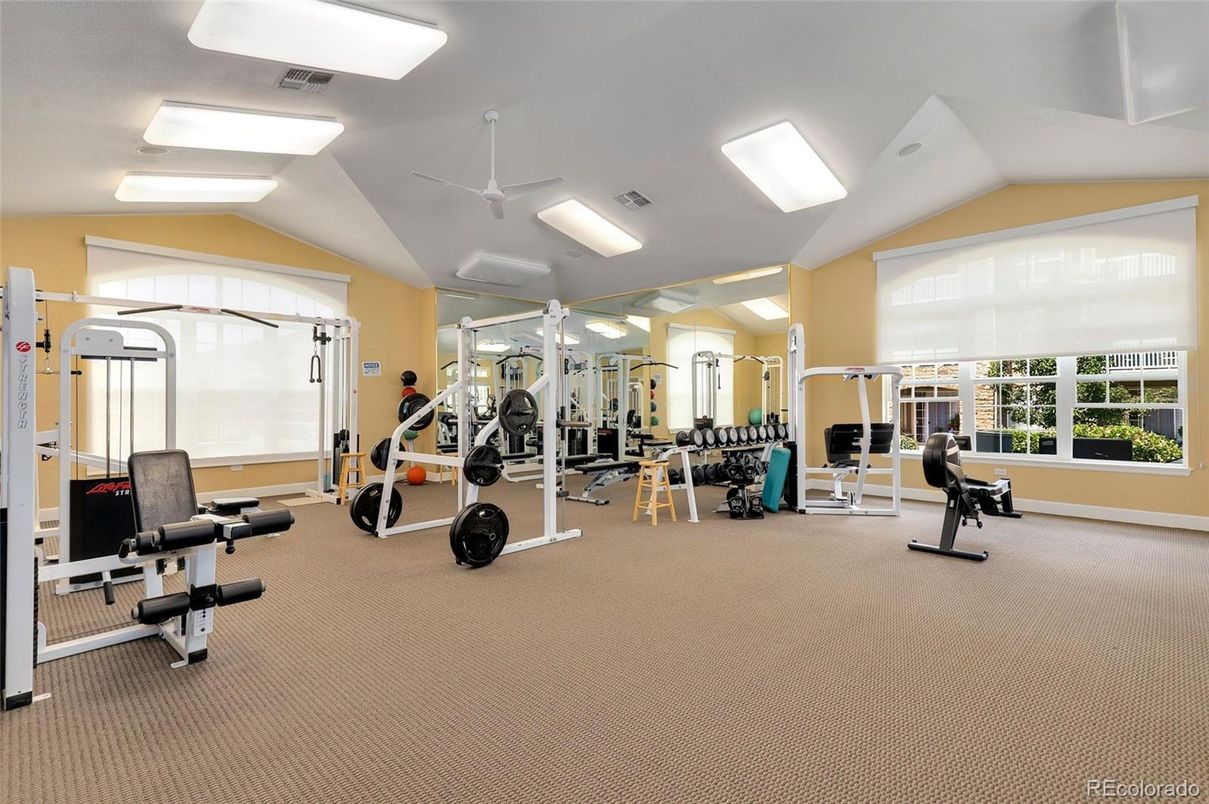 Fitness Equipment, Gym, Interior