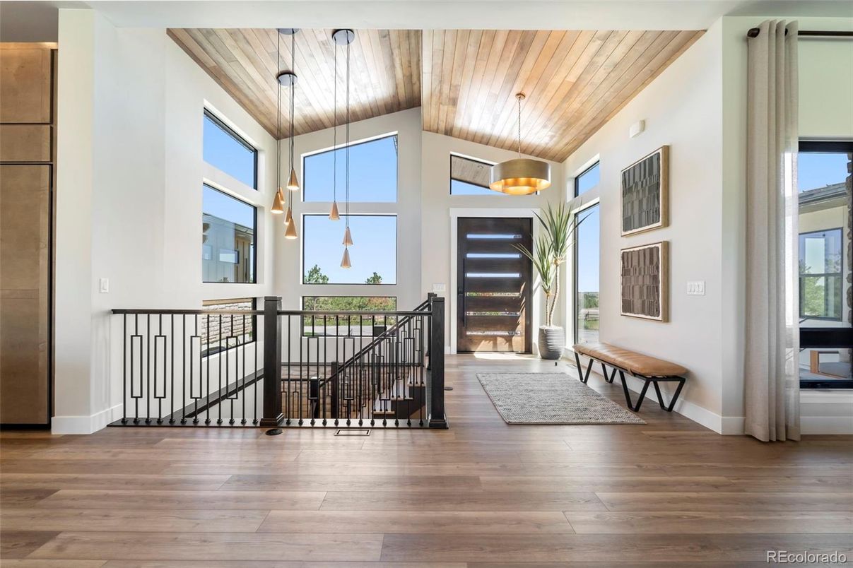 Interior, Pendant Lights, Wooden Ceilings, Wood Texture Flooring