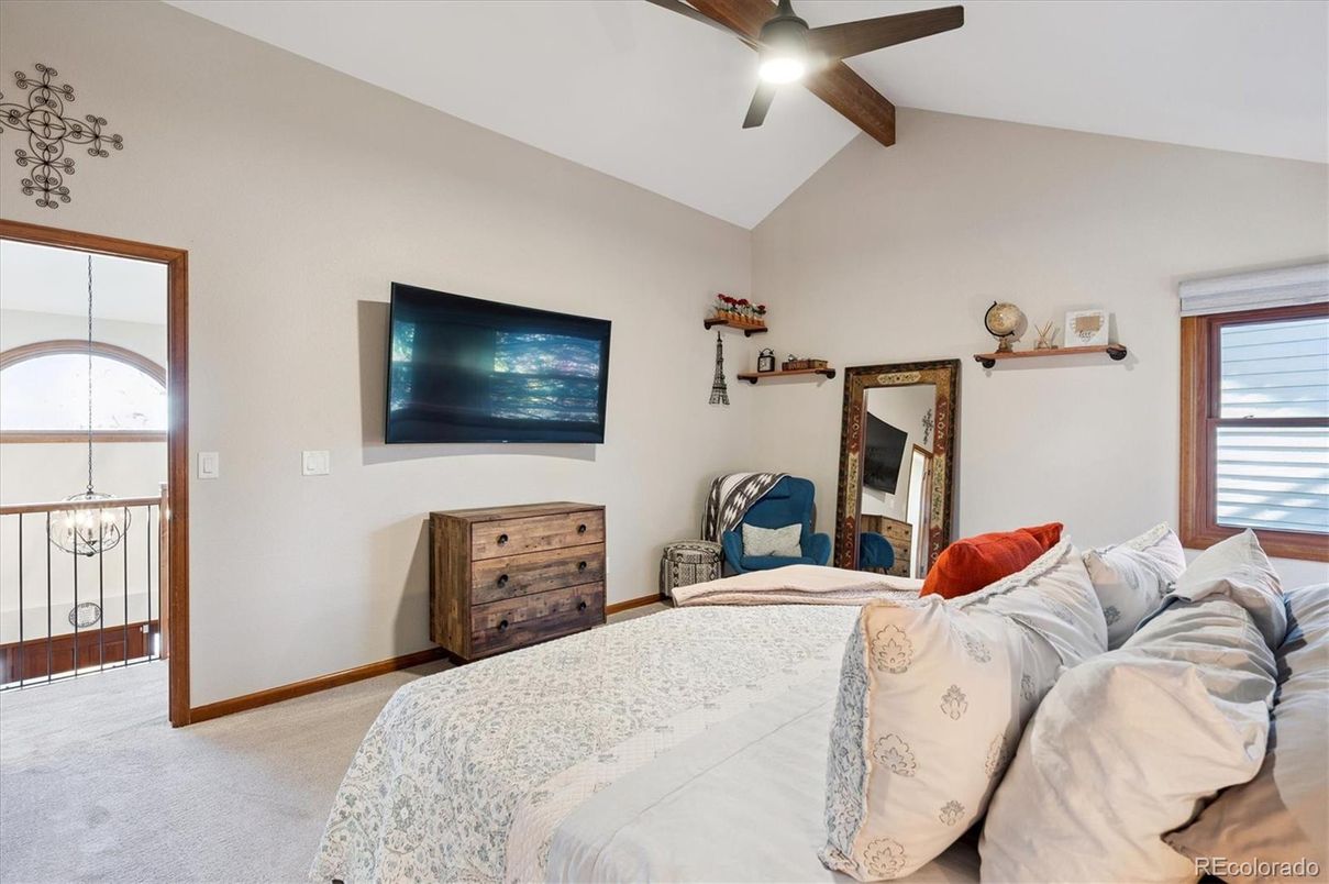 Bedroom, Interior, Wooden Beams
