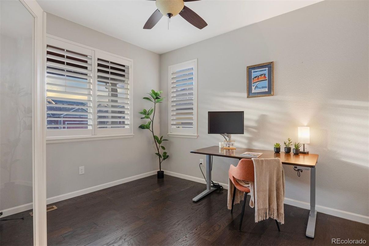 Home Office, Interior, Wood Texture Flooring