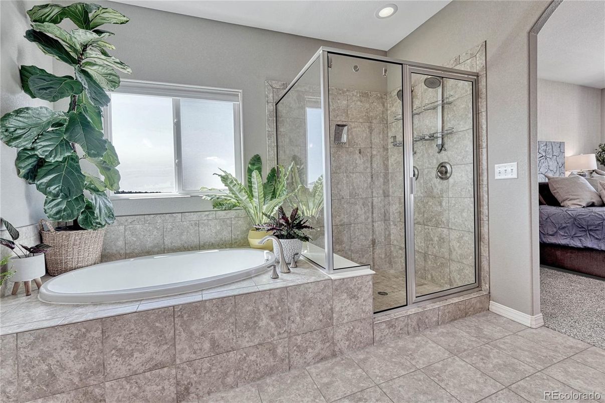Bathroom, Bedroom, Glass Shower, Interior, Recessed Lighting