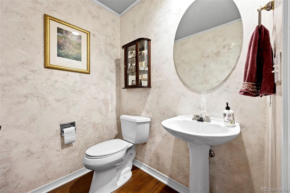 Bathroom, Interior, Wood Texture Flooring