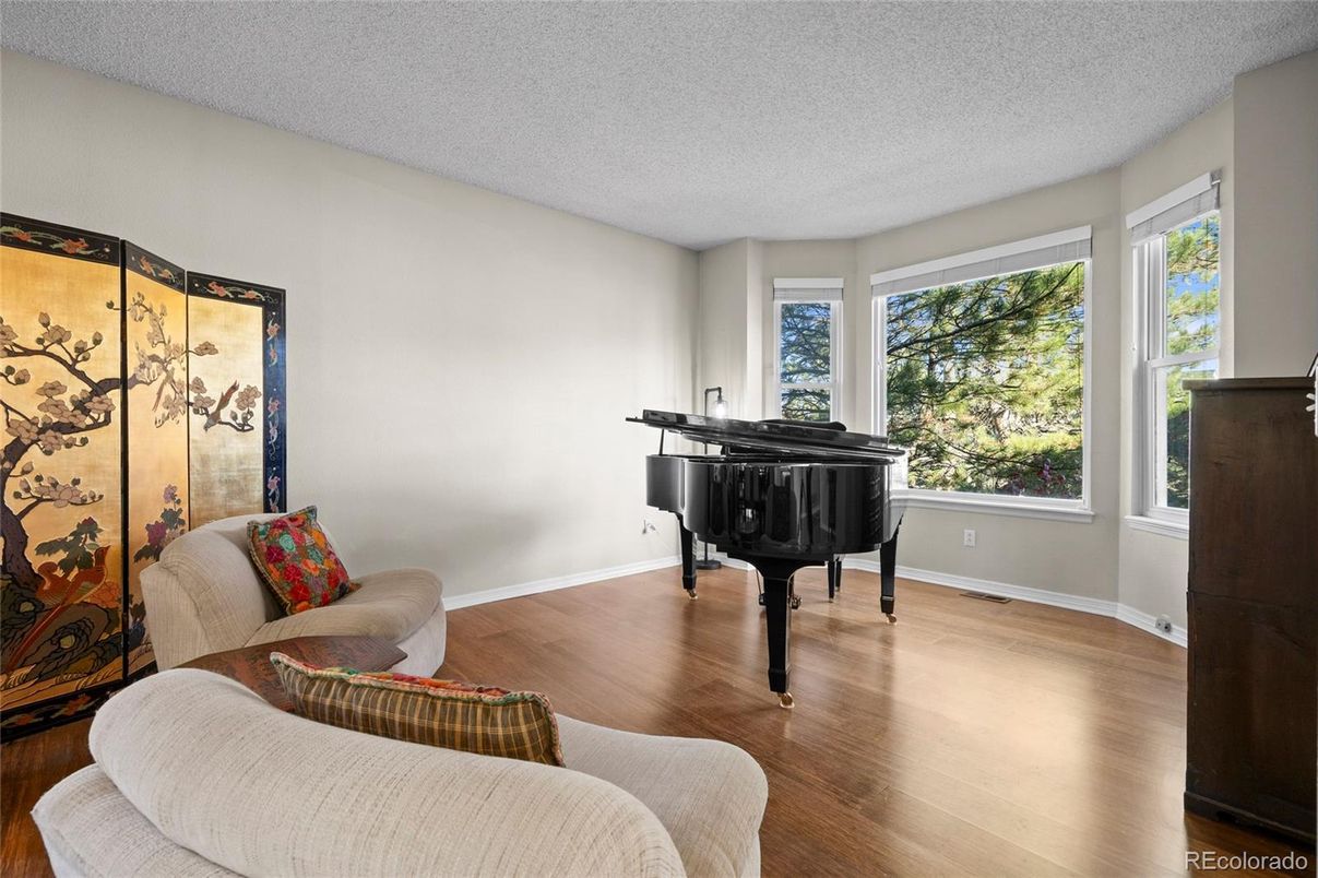 Interior, Living room, Piano, Wood Texture Flooring