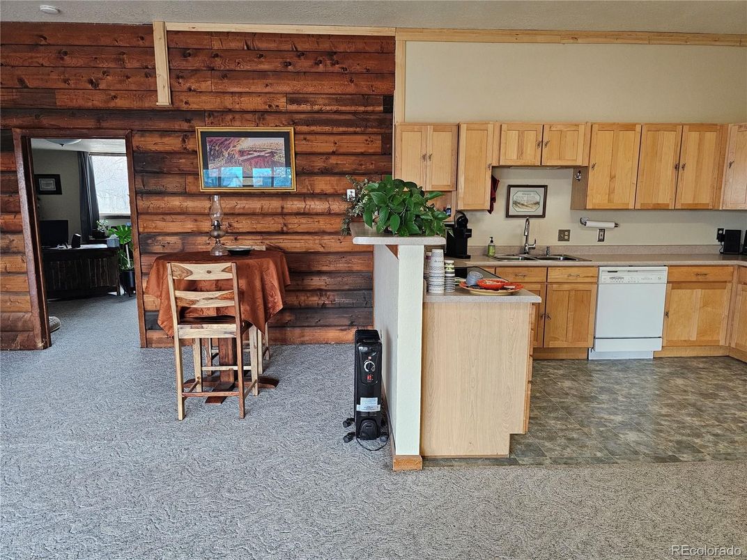 Interior, Kitchen, Wooden Walls